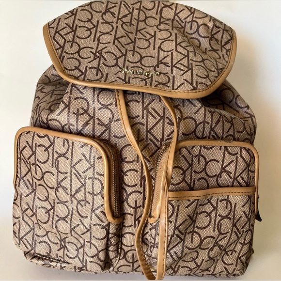 Calvin Klein Bags Calvin Klein Monogram Backpack Poshmark